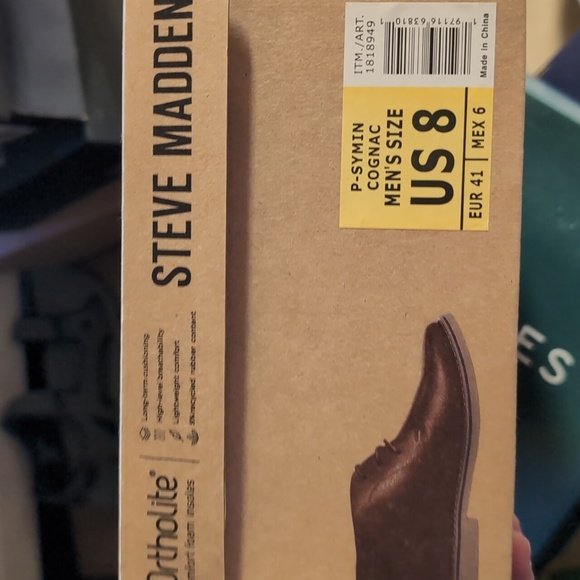 STEVE MADDEN Men's Short Chukka P-Symin Boots In Cognac - Picture 8 of 8